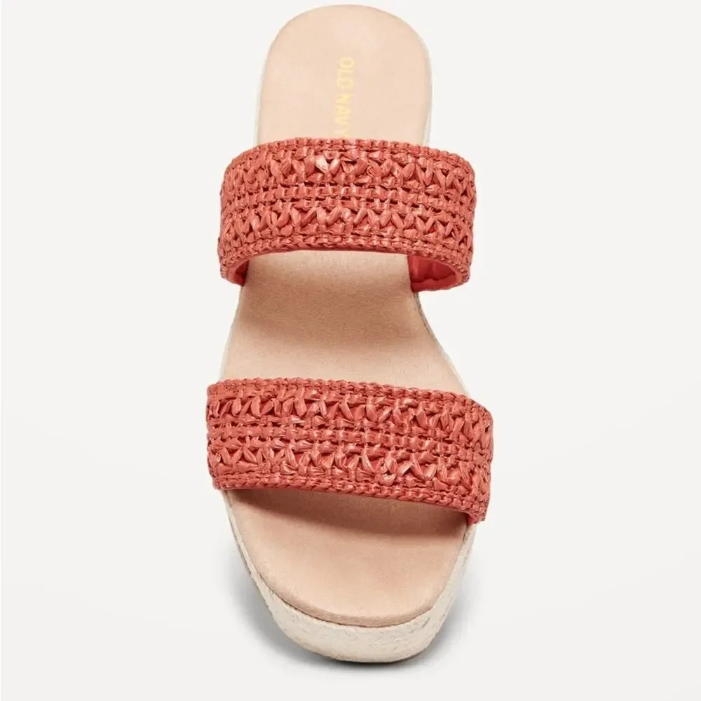 Old Navy Ginger Spice Double-Strap Espadrille Sandals